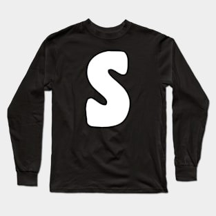 Letter S Long Sleeve T-Shirt